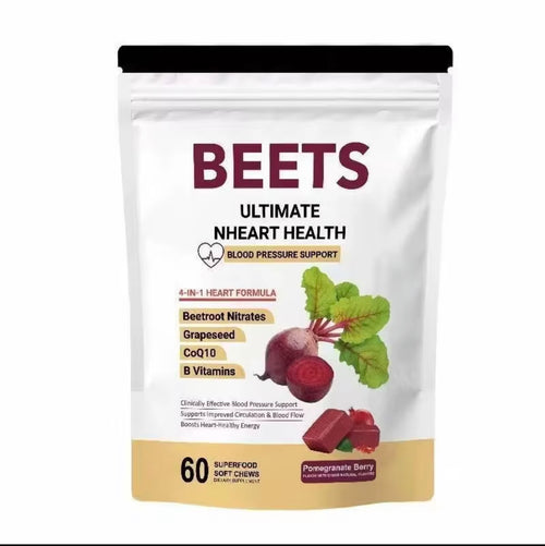 Beets Soft Chews – Cardiovascular & Circulation Support