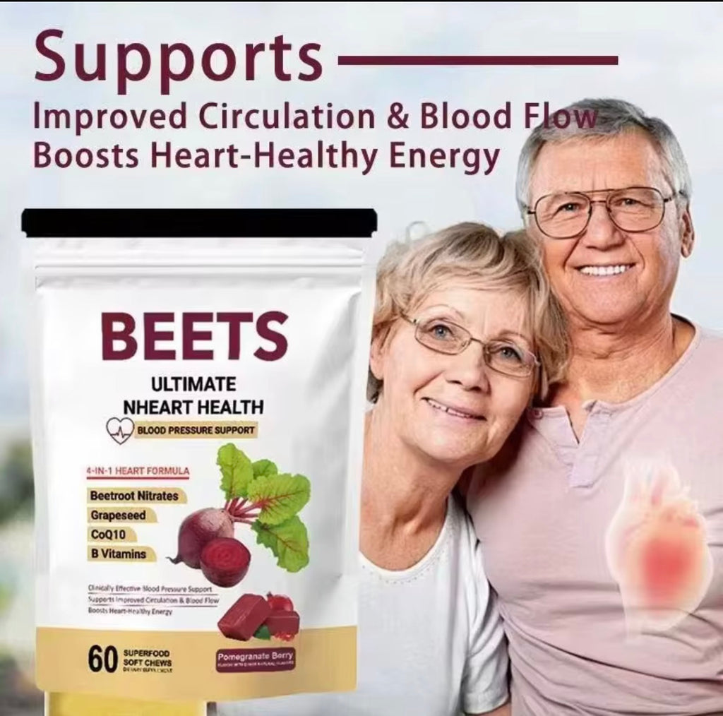 Beets Soft Chews – Cardiovascular & Circulation Support