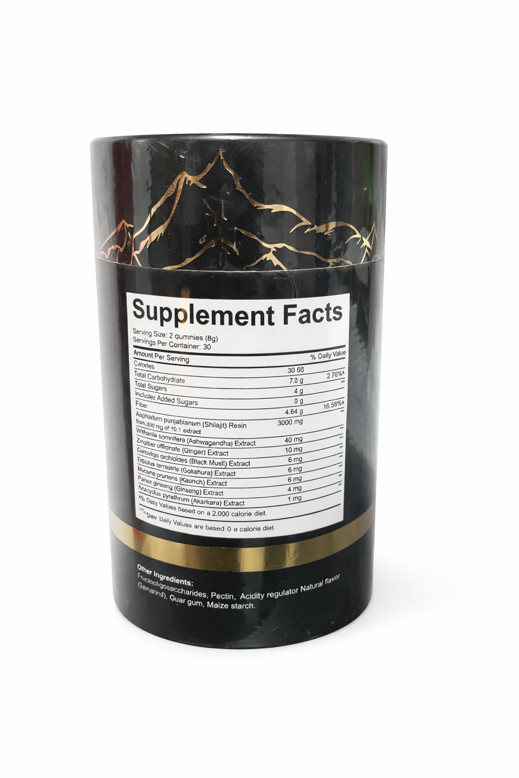 ICHEVA Pure Himalayan Shilajit Gold Gummies – 3000mg | With Ashwagandha & Black Musli | 60 Gummies