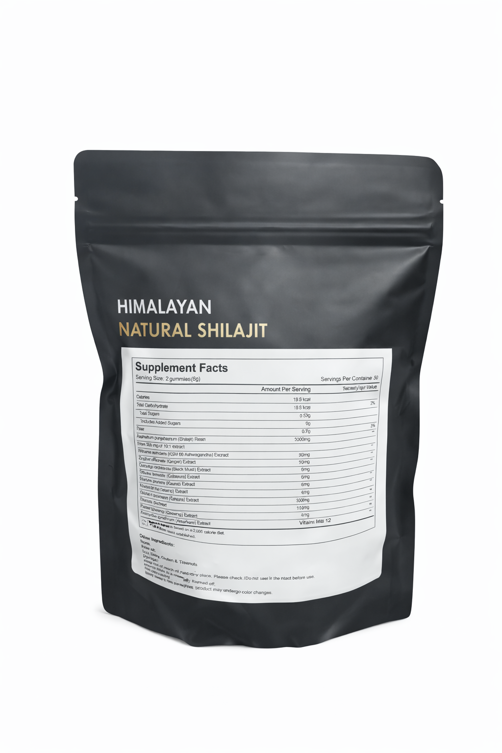 Himalayan Shilajit Gummies for Men & Women – 85+ Trace Minerals