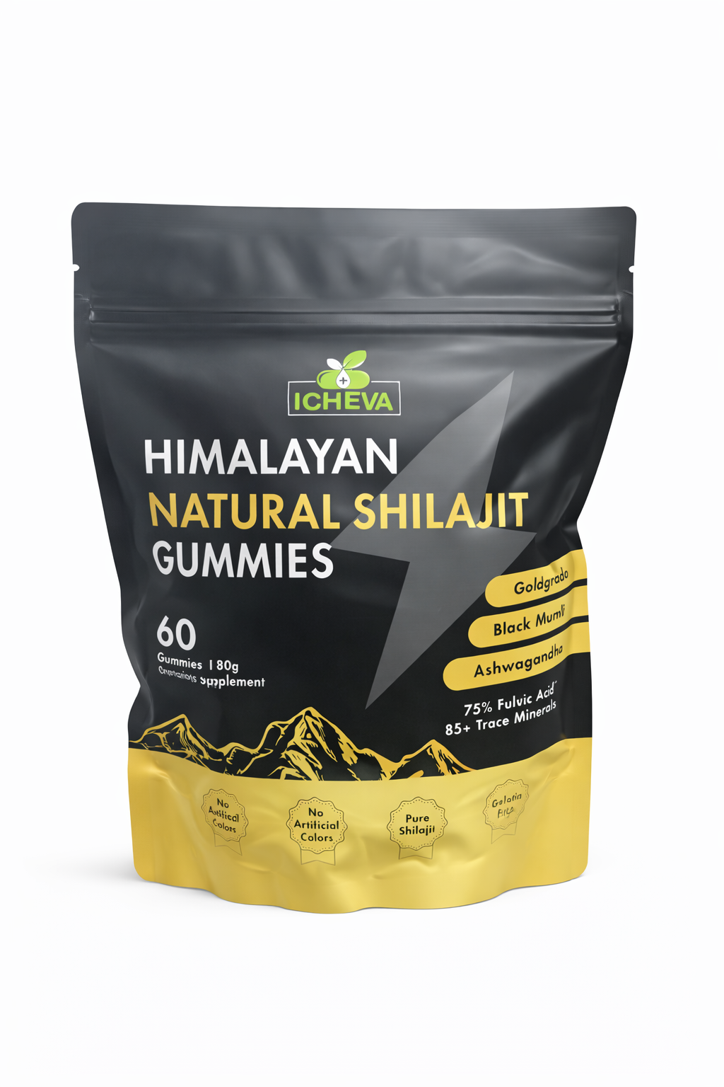Himalayan Shilajit Gummies for Men & Women – 85+ Trace Minerals