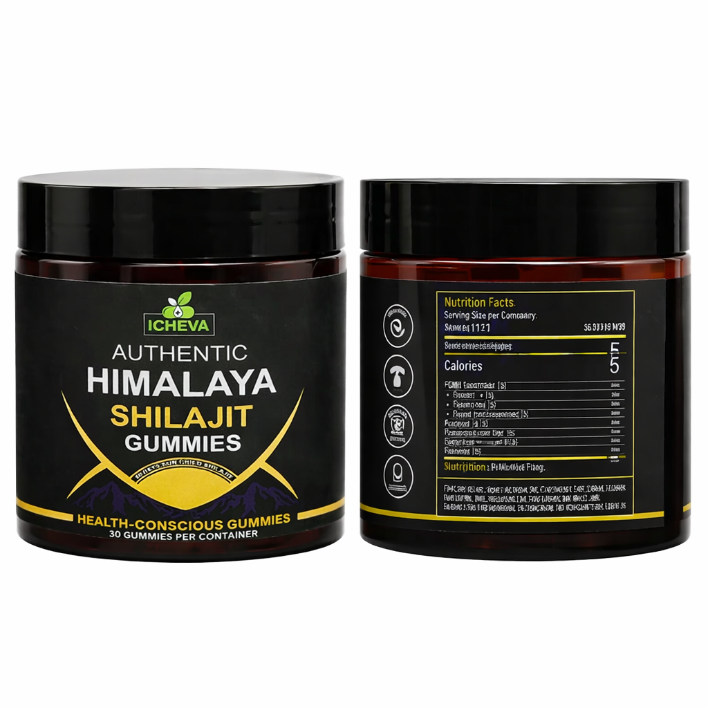ICHEVA Shilajit Gummies – Mineral-Rich Daily Wellness Supplement – 30 Gummies
