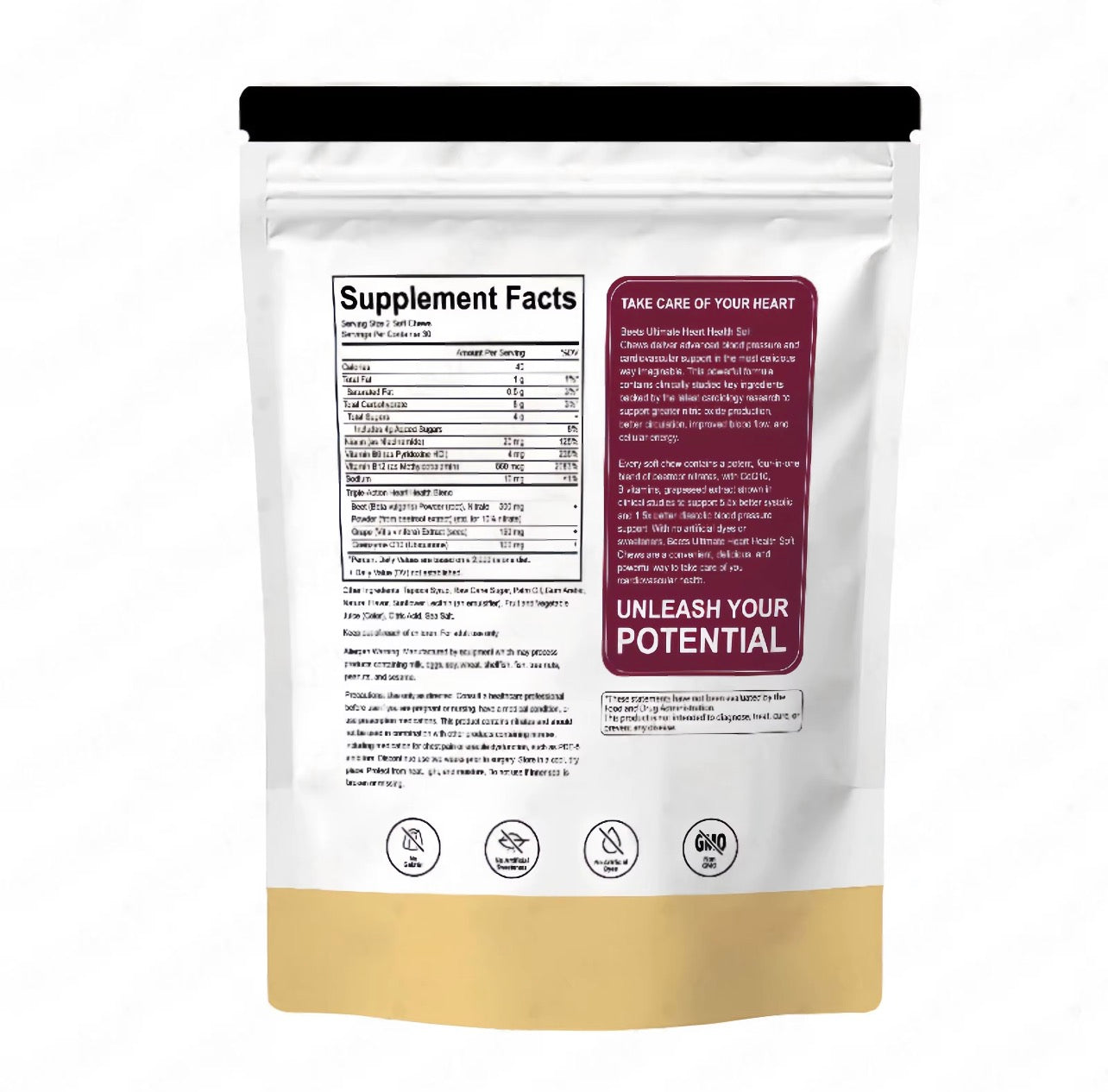 Beets Soft Chews – Cardiovascular & Circulation Support