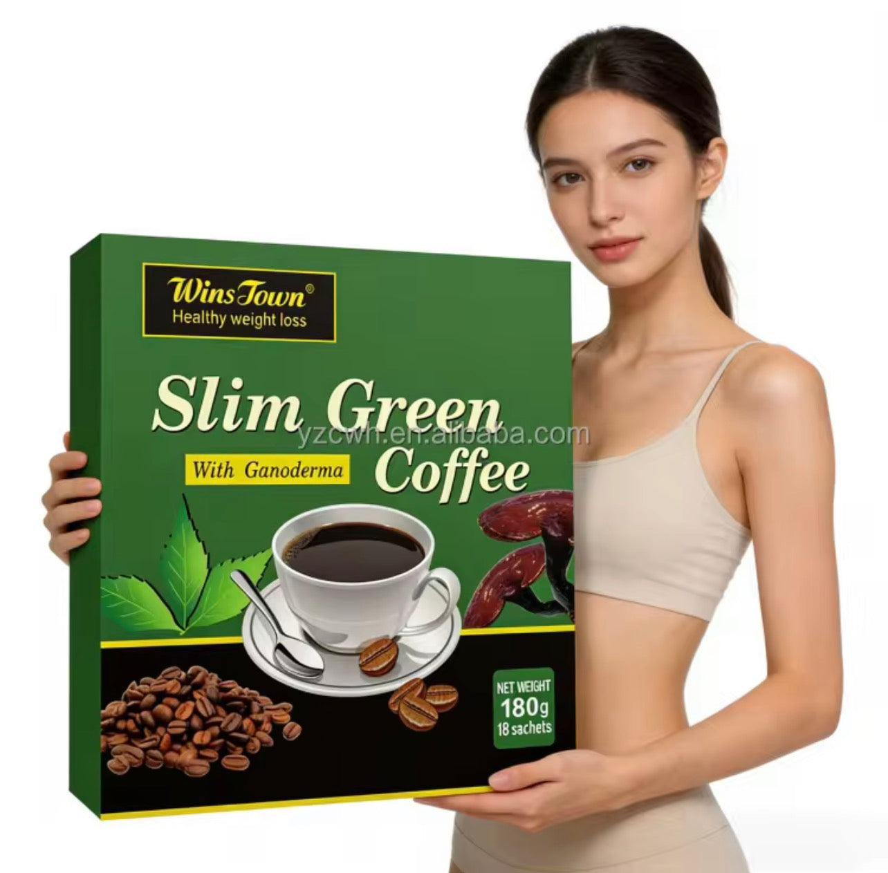 Slim Green Coffee with Ganoderma