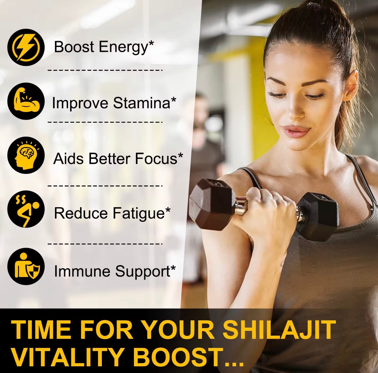 ICHEVA Pure Himalayan Shilajit Gold Gummies – 3000mg | With Ashwagandha & Black Musli | 60 Gummies