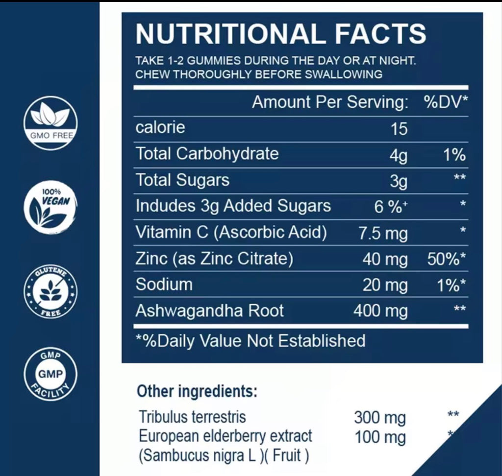 Men's Vitality Support Gummies